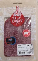 Salami pur bœuf en tranche