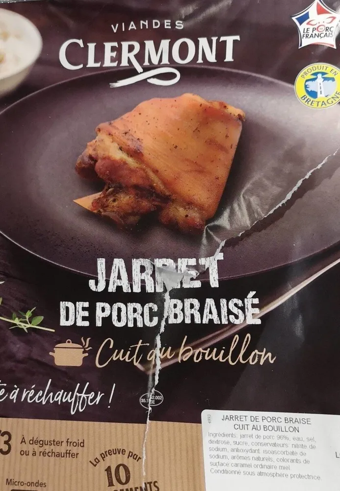 Jarret de porc braisé