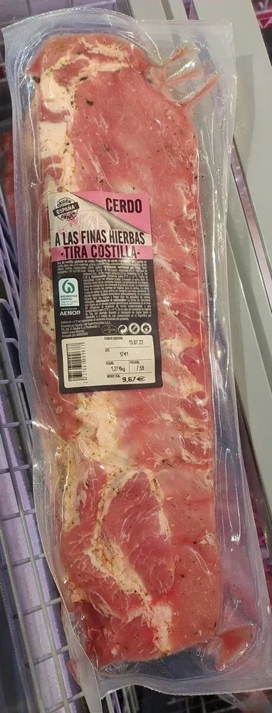 Tira costilla finas hierbas