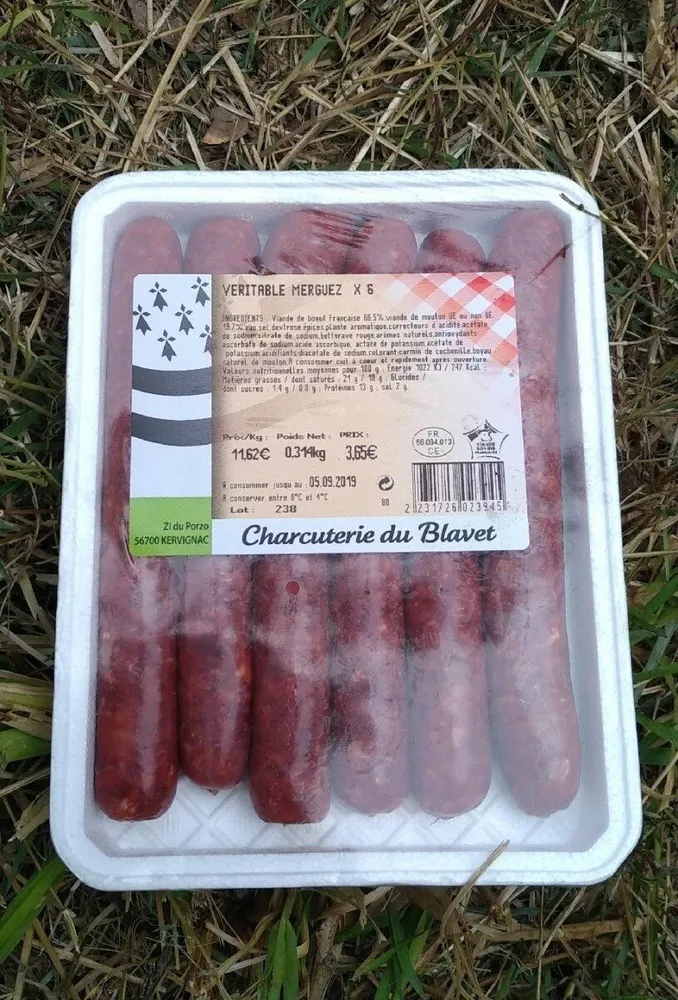 Véritable merguez