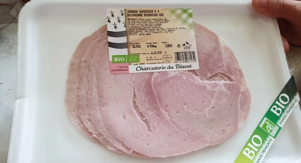Jambon supérieur Charcuterie du Blavet