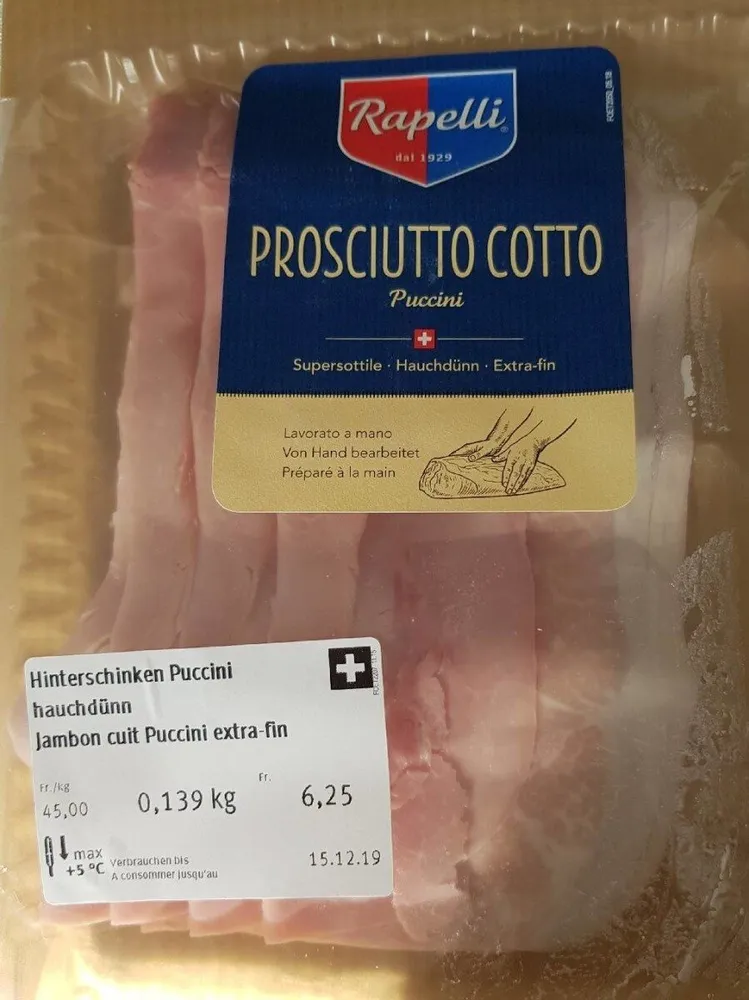 Proscuitto cotto