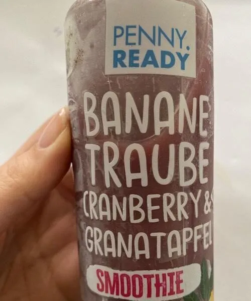 Smoothie Banane Traube Cranberry & Granatapfel