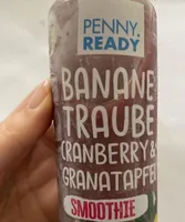Smoothie Banane Traube Cranberry & Granatapfel