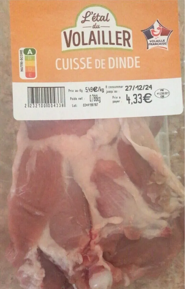 CUISSE DE DINDE
