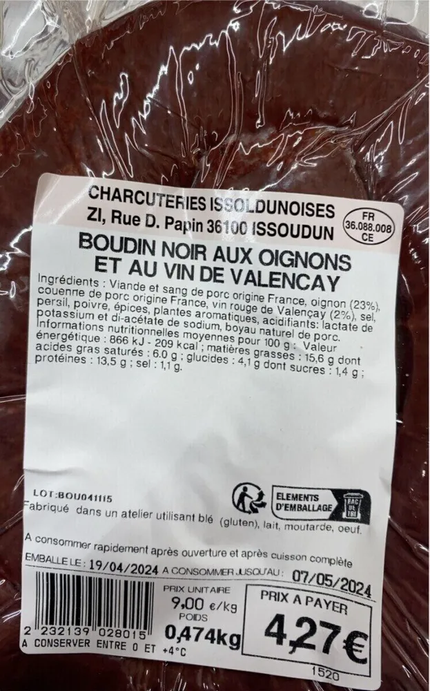 Boudin noir