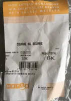 Couque au beurre