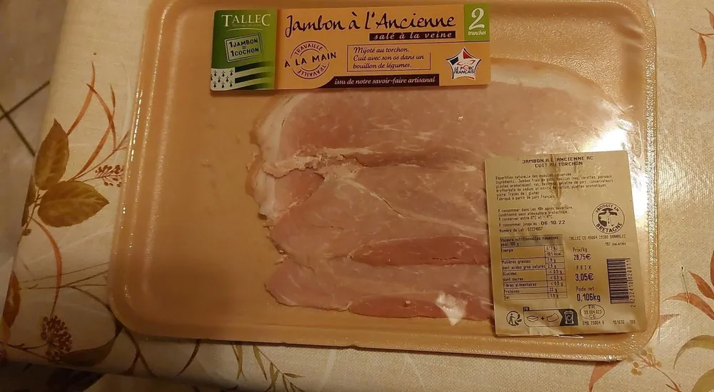 Jambon à  l'ancienne Tallec
