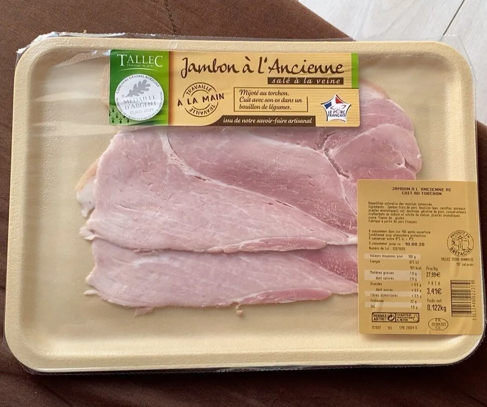 Jambon à l’ancienne cuit au torchon