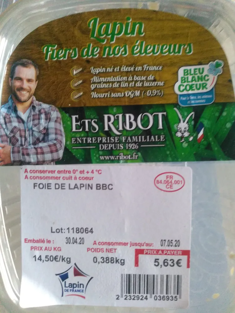 Foie de lapin