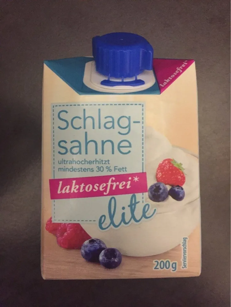 Schlagsahne lactosefrey