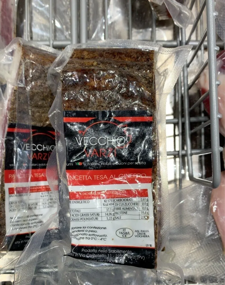 Pancetta Tesa al Ginepro
