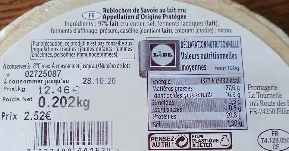 Reblochon de Savoie