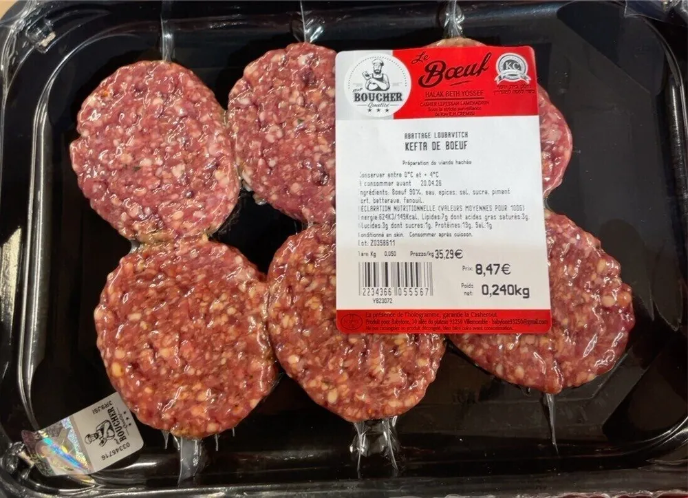 Kefta de bœuf