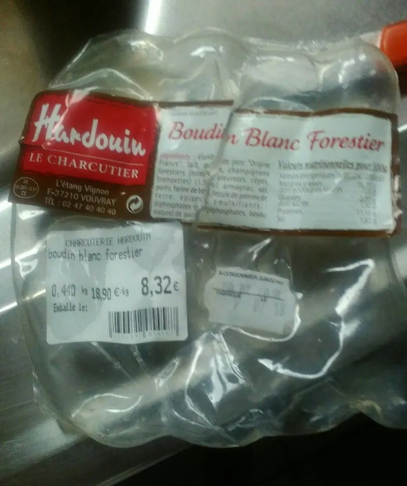 Boudin blanc forestier