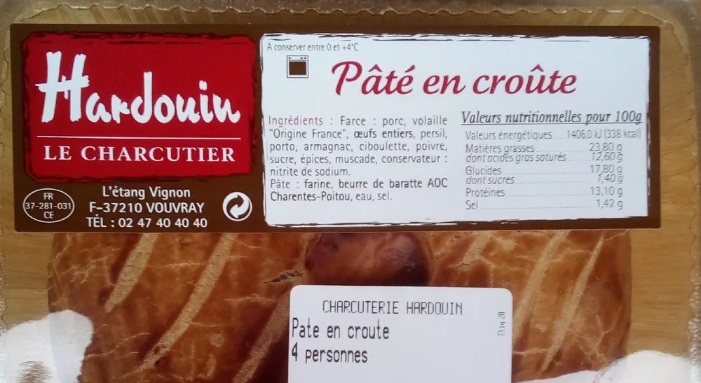 Pâté en croûte (pâté de Pâques)