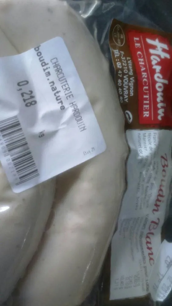 Boudin blanc nature