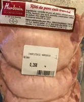 Roti de porc cuit tranche