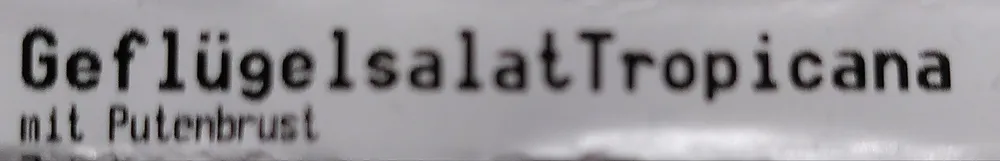 Geflügelsalat Tropicana