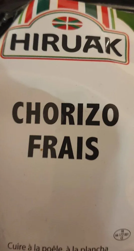 Chorizo frais