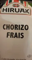 Chorizo frais