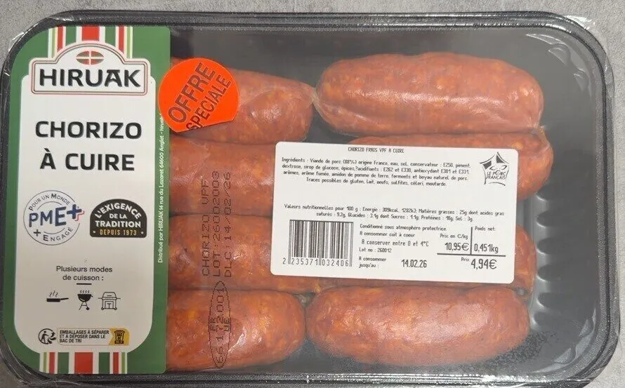 Chorizo a cuire