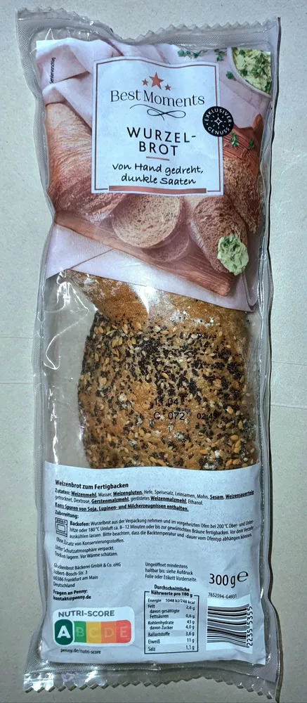 Wurzelbrot zum Fertigbacken