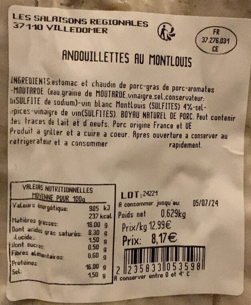 Andouillettes