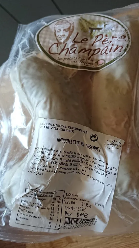 Andouillettes au muscadet