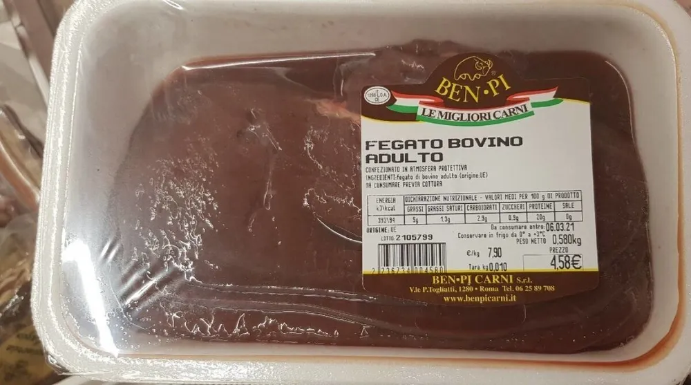 Fegato di Bovino Adulto