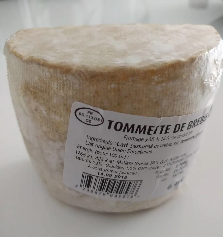 Tomette de brebis