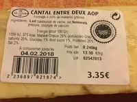 CANTAL ENTRE DEUX AOP