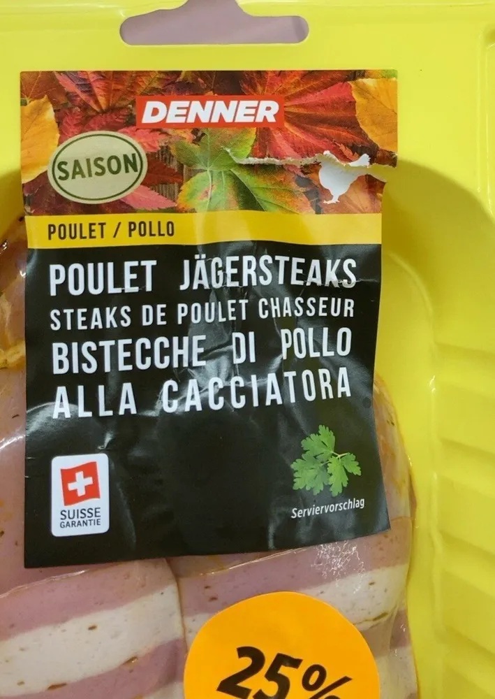 Bistecche di pollo alla cacciatora