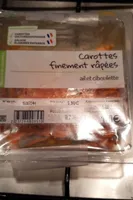 Carottes finement rapees