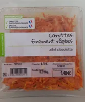 Carottes finement rappees