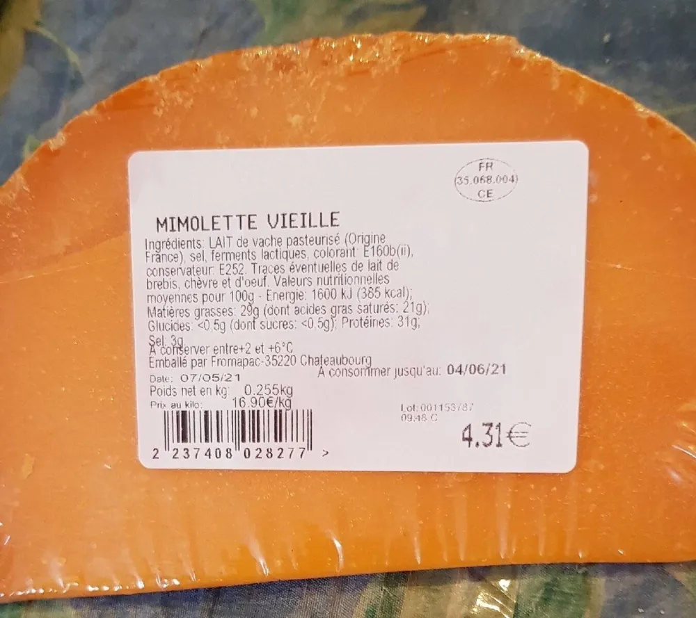 Mimolette vieille