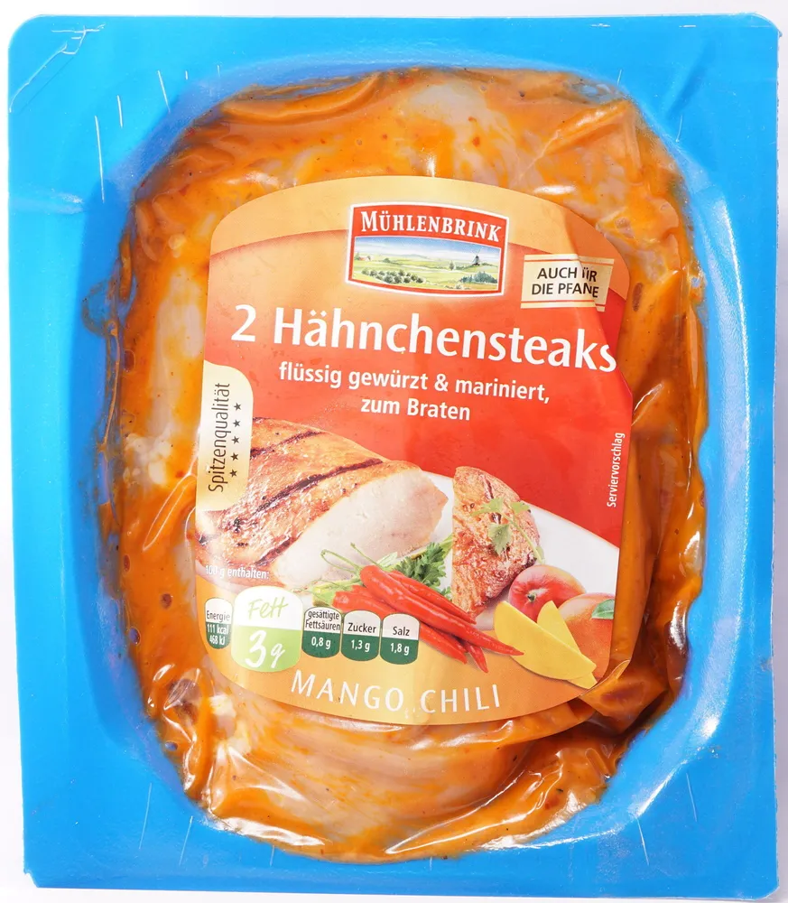 2 Hähnchensteaks Mango Chili