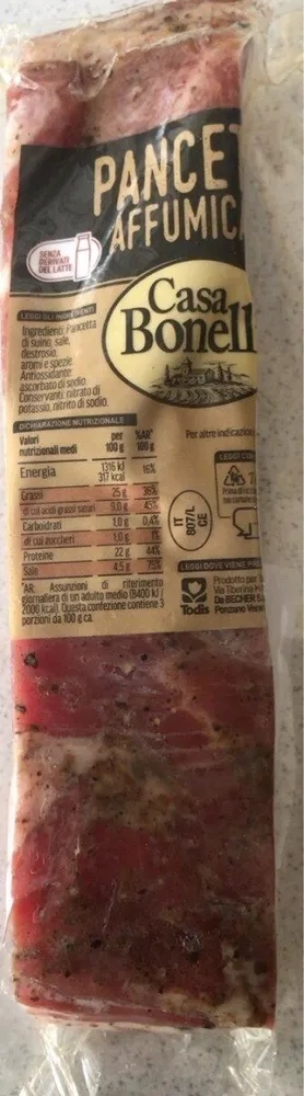 Pancetta affumicata trancio