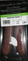 Boudin noir oignons
