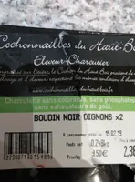 Boudin noir aux oignons