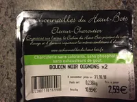 Boudin noir oignon