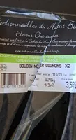 Boudin noir oignons