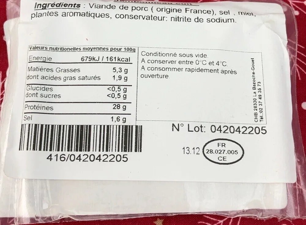 JAMBONNEAU CUIT