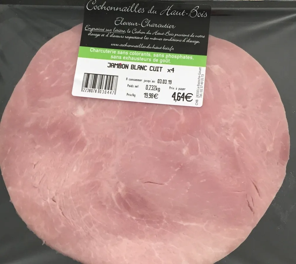 Jambon blanc cuit