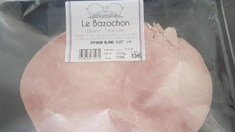 Jambon blanc x4