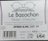 Jambon blanc x4