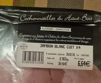 Jambon blanc cuit