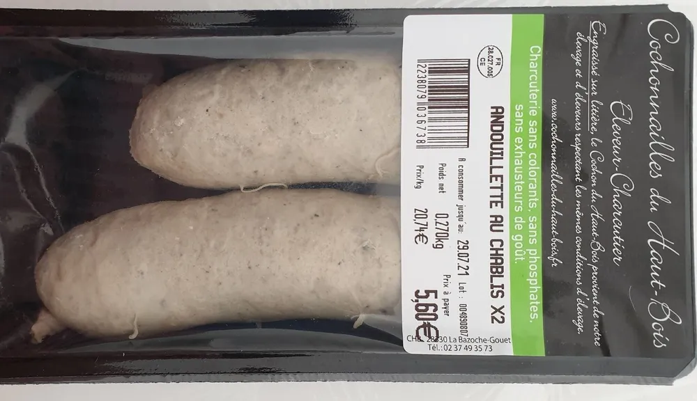 Andouillette au chablis