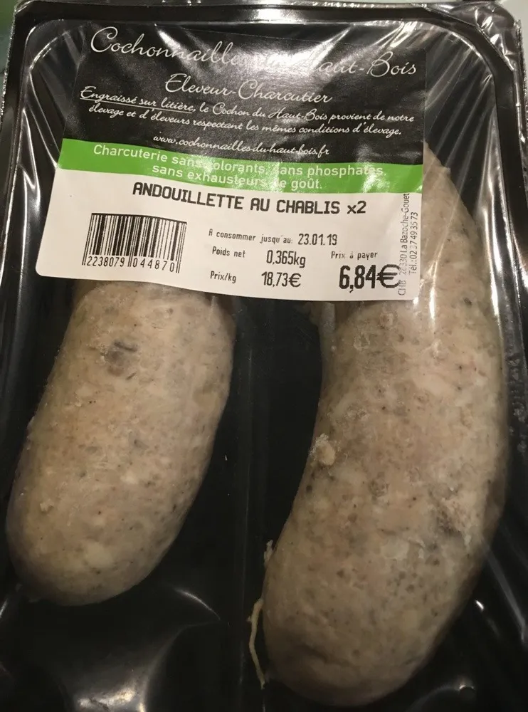 Andouillette au chablis