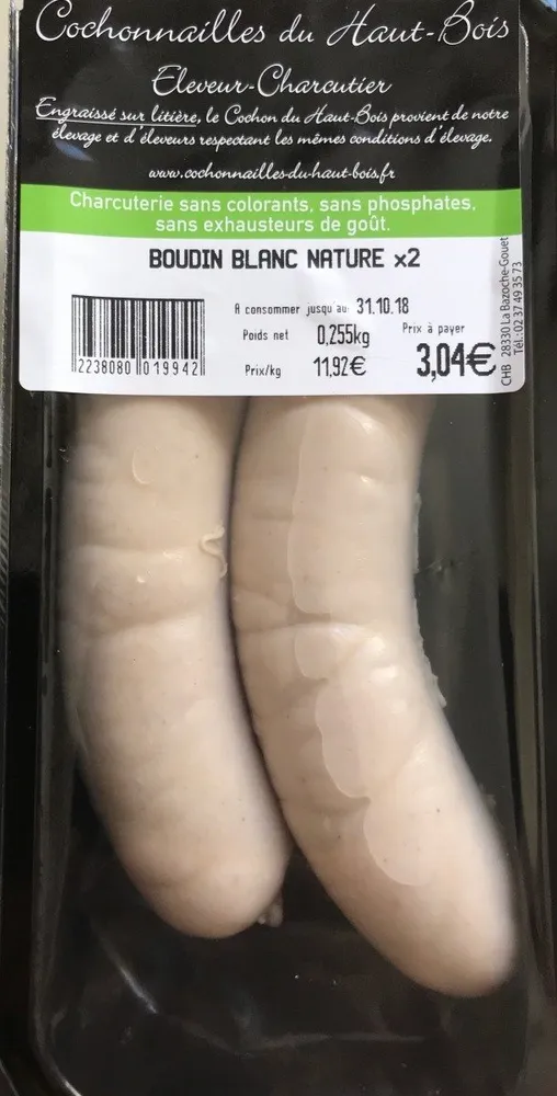 Boudin nature